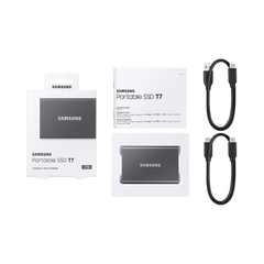 Ổ cứng di động SSD Samsung T7 Portable 2TB 2.5 inch USB 3.2 Xám - (MU-PC2T0T/WW)