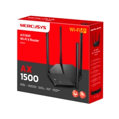 Bộ phát wifi 6 Mercusys MR60X (Chuẩn AX/ AX1500Mbps/ 4 Ăng-ten ngoài/ 35 User)