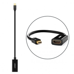 Cáp chuyển đổi Mini Displayport, thunderbolt sang HDMI âm Ugreen 10461 (màu đen)