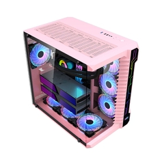 Vỏ Case MIK LV07 – PINK (Mid Tower/ Màu Hồng)