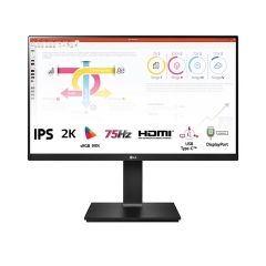 Màn hình LG 24QP750-B (23.8inch, QHD 2K, IPS, 75Hz, 5ms, 240nits, HDMI + DP + USBC + Audio/ FreeSync) (24QP750-B.ATV)