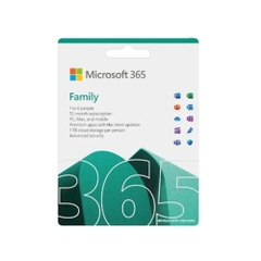 Phần mềm Office Microsoft 365 Family EP2-36878 (6 người/ 5 thiết bị/ người/ 12 tháng)