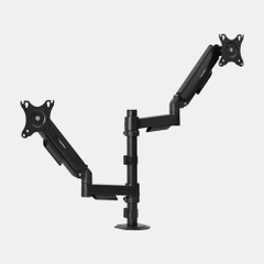 Giá treo màn hình HyperWork P1 Dual 2025 DPA0105 (2 màn hình/ 17inch - 32inch/ Đen/ Gắn bàn)