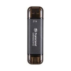 Ổ cứng di động SSD Transcend 2Tb TS2TESD310C (Type-C và USB3.2/ 1050Mb/s/ 950Mb/s/ Đen)