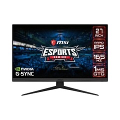 Màn hình MSI G273QF (27inch/WQHD/Rapid IPS/165Hz/1ms/300nits/HDMI+DP/Gsync)