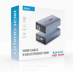 Bộ kéo dài HDMI Jasoz T-G183 150m thông qua cáp mạng LAN Cat6 có KVM