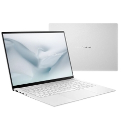 Laptop Asus Zenbook S14 OLED UX5406AA-SU348W (Ultra 9 386H/ 16GB/ 512GB SSD/ 14 inch 3K Touch/ 120Hz/ Win11/ White/ Vỏ nhôm/ Túi)