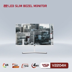 Màn hình phẳng VSP V2204H - 75Hz - Trắng