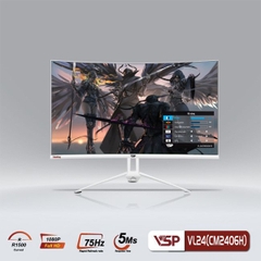 Màn Hình VSP VL24 (CM2406H) (23.6 inch/ FHD/ VA/ 75Hz/ 12ms/ 250nits/ HDMI+VGA/ Cong/ Đen)