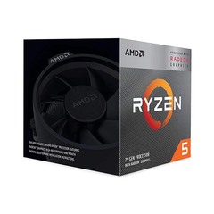 CPU AMD Ryzen 5 3400G (3.7 GHz Upto 4.2 GHz / 6MB / 4 Cores, 8 Threads / Radeon Vega 11 / 65W / Socket AM4)