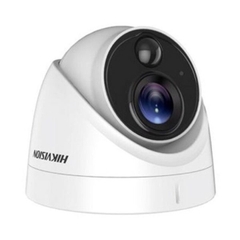 Camera HDTVI bán cầu 5MP Độ phân giải 2560x1944 - tích hợp cảm biến PIR + đèn Hikvision DS-2CE71H0T-PIRL