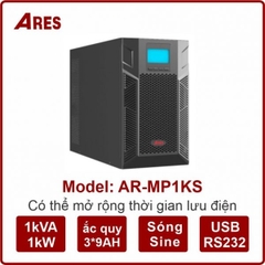 Bộ lưu điện online UPS ARES AR-MP1KS (1KVA/1KW)