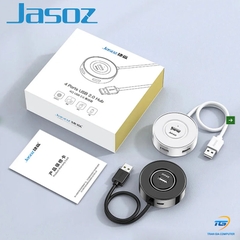 Bộ chia USB 2.0 ra 4 cổng USB 2.0 màu đen dài 1M JASOZ T-F138