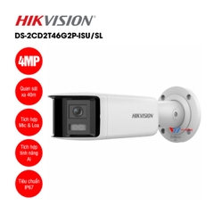 Camera IP thân trụ 4MP Hikvision DS-2CD2T46G2P-ISU/SL