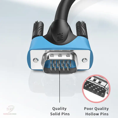 Cáp VGA dài 3M có chống nhiễu JASOZ C101 T-C103