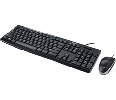 Bộ Bàn Phím Và Chuột Có Dây Logitech MK200