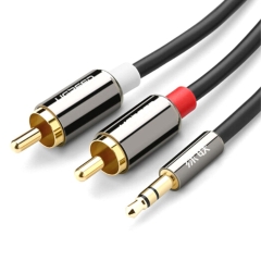Cáp Audio 3,5mm ra 2 đầu RCA dài 5m Ugreen 10591 cao cấp