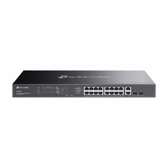 Managed Switch TP-Link Omada ES220GMP (16 x cổng RJ45 PoE+, 2 x cổng RJ45 Gigabit, 2 x cổng SFP Gigabit)