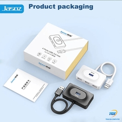 Bộ chia Hub 4 cổng USB 3.0 màu đen dài 1M JASOZ T-F141