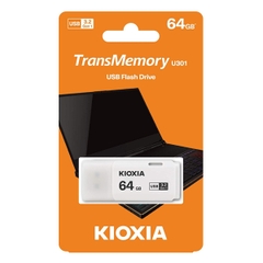 USB 64GB Kioxia 3.2 Gen 1 U301- LU301W064GG4 (Trắng)