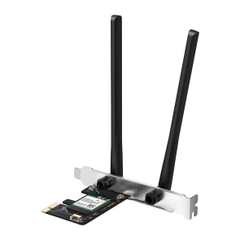Cạc mạng không dây Mercusys PCI-E MA80XE (Chuẩn AX/ AX3000Mbps/ 2 Ăng-ten ngoài/ Bluetooth)
