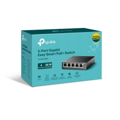 5-Port Gigabit Easy Smart Switch with 4-Port PoE+ TP-Link TL-SG105PE