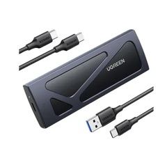 Box ổ cứng SSD M.2 NVMe USB Type-C 3.2 GEN2 tốc độ 10Gbps Ugreen 15512 cao cấp (Max 8TB)