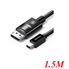 Ugreen 80663 1.5M 8k60hz 4k144hz 2k240hz Màu Đen Cáp chuyển Mini Displayport v2 sang DP Displayport 1.4 DP117 20080663