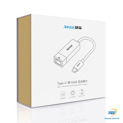 Cáp chuyển USB Type C sang RJ45 tốc độ 100Mbps dài 20cm JASOZ T-F113