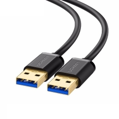 Cáp USB 3.0 hai đầu đực mạ vàng dài 2m chính hãng Ugreen 10371 cao cấp