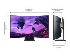 Màn hình thông minh Samsung Odyssey Ark G97NB LS55BG970NEXXV 55 inch 4K VA 165Hz Cong