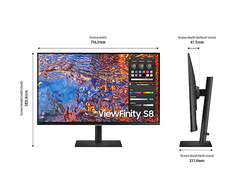 Màn hình Samsung ViewFinity S8 4K UHD LS32B800PXEXXV USB-C 90W