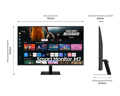 Màn hình thông minh Samsung M7 M70D LS32DM700UEXXV UHD, 4K, 60hz, VA