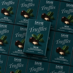 HỘP SÔ CÔ LA ĐEN TRUFFLE NHÂN BẠC HÀ 68G