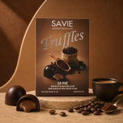HỘP SÔ CÔ LA ĐEN TRUFFLE NHÂN CÀ PHÊ 68G