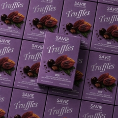 HỘP SÔ CÔ LA ĐEN TRUFFLE NHÂN KEM SÔ CÔ LA ĐEN 68G