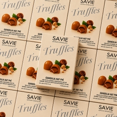 HỘP SÔ CÔ LA CARAMEL TRUFFLE NHÂN GIANDUJA HẠT PHỈ 68G