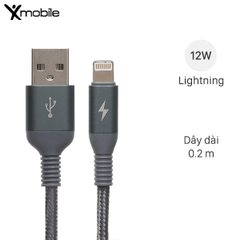 Cáp Lightning Xmobile LJET-L11 Xám