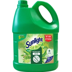 Nước rửa chén Sunlight Extra trà xanh matcha can 3.48 lít