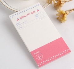 Giấy Note Hàn Quốc NO10 - Hồng