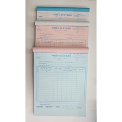 Phiếu xuất kho 3 liên A4