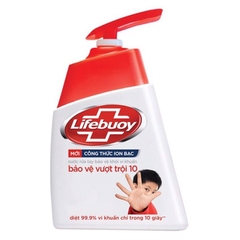 Nước rửa tay Lifebuoy bảo vệ vượt trội - chai 177ml
