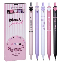 Bút Gel Đen Black Pink