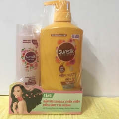 Dầu gội Sunsilk mềm mượt diệu kỳ - Tặng