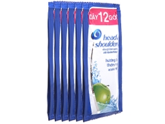 Dầu gội sạch gàu Head & Shoulders bạc hà mát lạnh 5.7ml x 12 gói