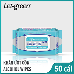 Khăn ướt cồn Letgreen 50 tờ