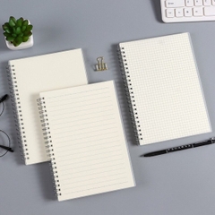 Sổ Lò Xo Còng Bìa Mờ A5- Caro