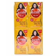 Dây dầu Gội Sunsilk mềm mượt diệu kì 6ml x 12 gói
