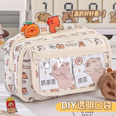 Túi Đựng Bút Nhiều Ngăn Capybara