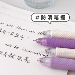 Set 4 Bút Gel Đen - Mura M8173 Hoa Tím